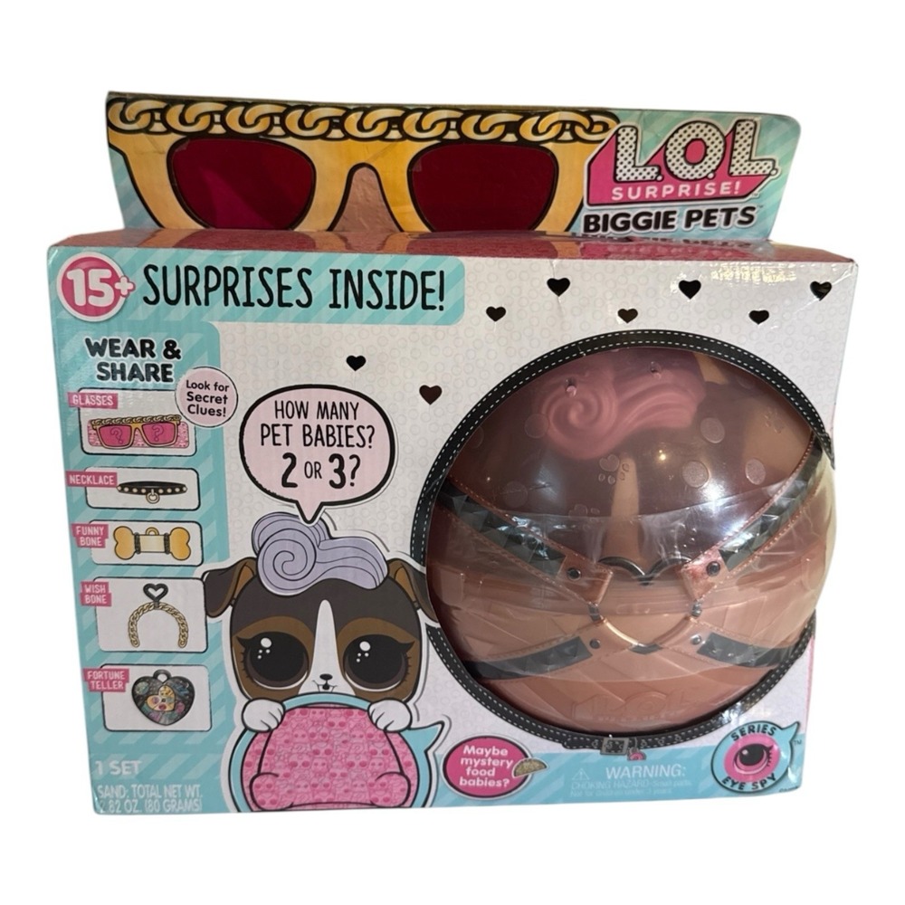 LOL Biggie‎ SURPRISE  D.J K9 15+ SURPRISES babies EYE SPY series DOLL MGA dog